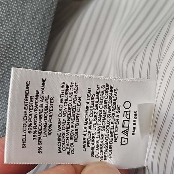 Nwt EXPRESS Powder Blue/Gray Textured Knit Collared Longsleeve Lined Blazer - Picture 12 of 15